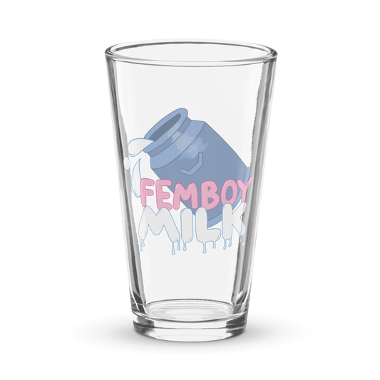 Femboy Milk Pint Glass