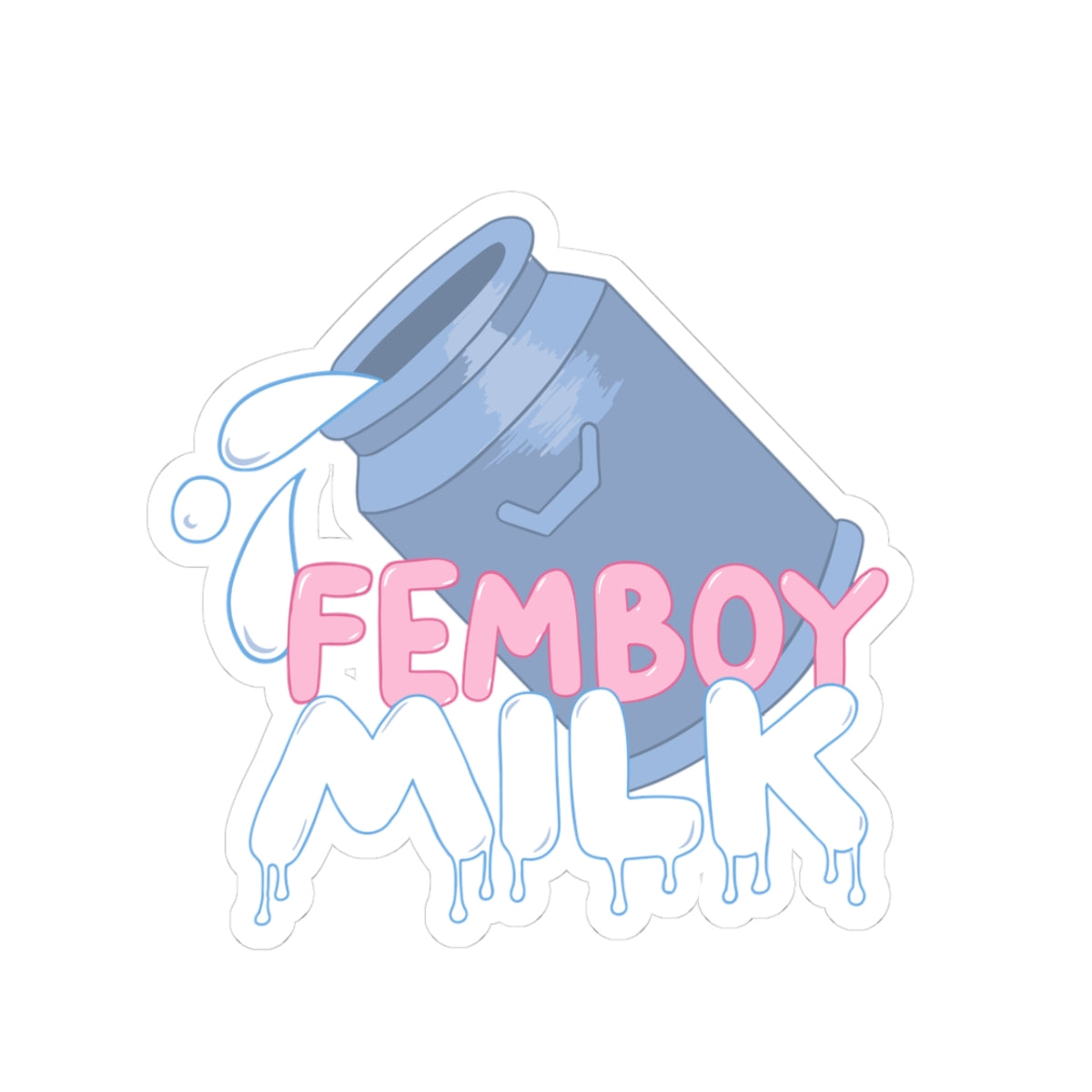 Femboy Milk Jug - Sticker