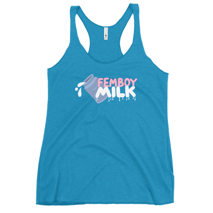 Femboy Milk racerback Tank Top